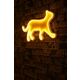 Ukrasna plastična LED rasvjeta, Kitty the Cat - Yellow