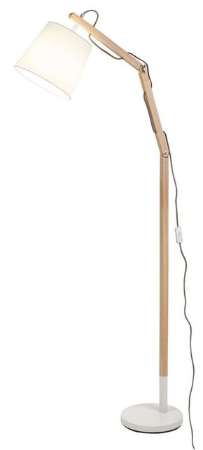 RABALUX 4192 | Thomas Rabalux podna svjetiljka 157cm sa prekidačem na kablu elementi koji se mogu okretati 1x E27 bijelo