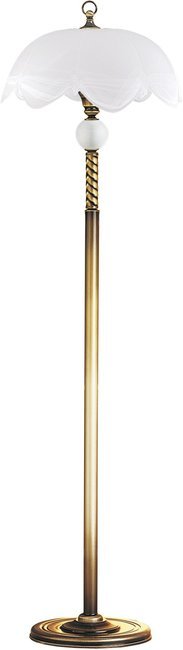 JUPITER 1 JP | JupiterJ Jupiter podna svjetiljka 152cm sa nožnim prekidačem 1x E27 patinastost bakar