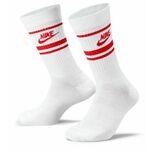 Čarape za tenis Nike Sportswear Everyday Essential Crew 3P - white/unioversity red/university red