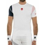 Muška majica Hydrogen Sport Stripes Tech T-shirt - white/blue navy/red