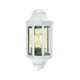 NORLYS 175W | Genova-NO Norlys zidna svjetiljka 1x E27 IP54 bijelo, prozirno