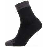 Sealskinz Waterproof Warm Weather Ankle Length Sock Black/Grey M Biciklistički čarape