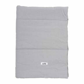 Svijetlo siva pamučna deka za bebe 100x135 cm - Malomi Kids