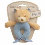 WEBHIDDENBRAND Baby Hug zvečka, medvjedić, 15 cm, plava