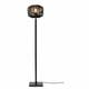 Crna stojeća svjetiljka sa sjenilom od ratana (visina 130 cm) Tanami – Good&amp;Mojo