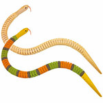 PlayBox: Drvene zmije u raznim bojama, pakiranje od 6 komada