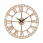 Ukrasni metalni zidni sat, Metal Wall Clock 2 - Copper
