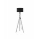 NOVA LUCE 9050160 | Retro-NL Nova Luce podna svjetiljka 145cm sa prekidačem na kablu 1x E27 crno