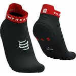 Compressport Pro Racing Socks V4.0 Run Low Black/Core Red/White T1 Čarape za trčanje