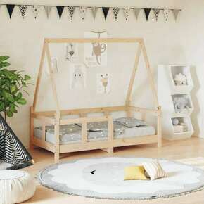 Okvir za dječji krevet 70 x 140 cm od masivne borovine