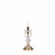 FANEUROPE I-MONALISA/L1 | Monalisa-FE Faneurope stolna svjetiljka Luce Ambiente Design 41cm s prekidačem 1x E14 zlatno, kristal