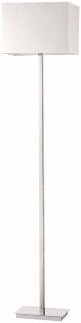 VIOKEF 4058000 | Toby-VI Viokef podna svjetiljka 172cm s prekidačem 1x E27 bijelo mat