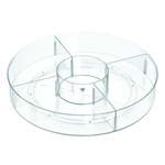 Okrugla prozirna kutija za pohranu iDesign The Home Edit, ⌀ 45,7 cm