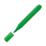 Faber-Castell - Marker Faber-Castell Fluo Grip, zeleni