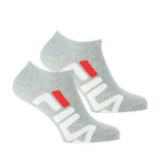 Čarape za tenis Fila Invisible socks - 2 pary/grey
