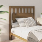vidaXL Uzglavlje za krevet boja meda 95,5x4x100 cm od masivne borovine