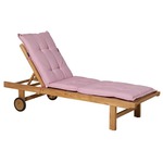 Madison jastuk za ležaljku za sunčanje Panama 200 x 65 cm ružičasti