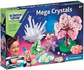 Science &amp; Play: Mega kristal stvaranje laboratorijski set - Clementoni