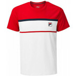 Muška majica Fila T-Shirt Steve M - white/fila red