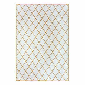 Oker žuti/bijeli vanjski tepih 120x170 cm Malaga – NORTHRUGS