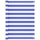 vidaXL Balkonski zastor plavo-bijeli 120 x 300 cm HDPE