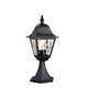 ELSTEAD NR3-BLK | Norfolk Elstead podna svjetiljka 48,8cm 1x E27 IP43 crno, prozirno