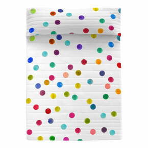 Bijela pamučna prošivena navlaka za poplun 180x260 cm Confetti – Happy Friday