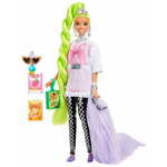 Mattel Mattel Barbie Extra neon zelena frizura GRN27
