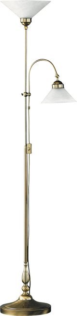 RABALUX 2708 | Marian Rabalux podna svjetiljka 180cm sa prekidačem na kablu 2x E27 bronca