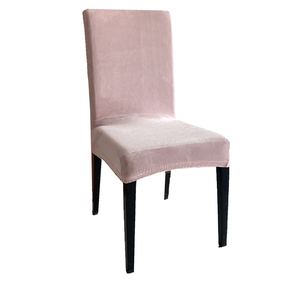 Navlaka za stolicu rastezljiva Velvet roza 45x52 cm
