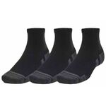 Čarape za tenis Under Armour Performance Tech Quarter Socks 3-Pack - black/jet gray