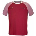 Muška majica Babolat Crew Neck T-Shirt Lebron - red dahlia