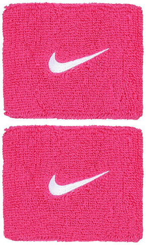 Znojnik za ruku Nike Swoosh Wristbands - vivid pink/white