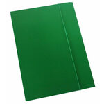 Fascikl kartonski/lak s gumicom 600gr OPTIMA zeleni