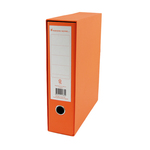 Široki registrator s kutijom A4 narančasti
