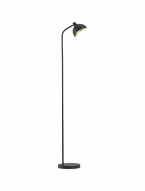 NOVA LUCE 9555809 | Geeti Nova Luce podna svjetiljka 150cm s prekidačem elementi koji se mogu okretati 1x E14 crno mat