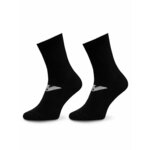 Set od 2 para muških visokih čarapa Emporio Armani 303222 4R300 00020 Nero