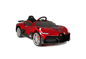 Licencirani auto na akumulator Bugatti Divo - crveni/lakirani
