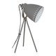 ITALUX ML-HN2278-GR+S.NICK | Franklin Italux stolna svjetiljka 54cm s prekidačem elementi koji se mogu okretati 1x E27 mat sivo, kromni mat