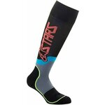Alpinestars Čarape MX Plus-2 Socks Black/Yellow Fluorescent/Coral L