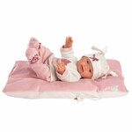 Llorens: Bebita novorođenče 26 cm beba sa ružičastim jastukom