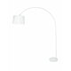 FANEUROPE I-DREAM/PT BCO | Dream-FE Faneurope podna svjetiljka Luce Ambiente Design 200cm sa nožnim prekidačem elementi koji se mogu okretati, s podešavanjem visine 1x E27 krom, bijelo