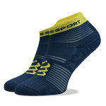 Compressport Pro Racing Socks V4.0 Run Low Dress Blues/Green Sheen T2 Čarape za trčanje
