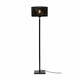 Crna stojeća svjetiljka s bambusovim sjenilom (visina 128 cm) Java – Good&amp;Mojo