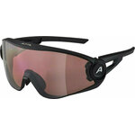 Alpina 5w1ng Q Black Matt/Blue Biciklističke naočale