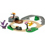 Vlak s krugom Brio Aventure Dinosaure