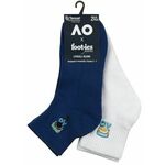 Čarape za tenis Australian Open Kids Point Match Ankle Socks 2P - navy/white