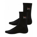 Čarape za tenis Fila Long Frottee Socks 2P - black