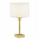 ARGON 8047 | Abbano Argon stolna svjetiljka 38cm sa prekidačem na kablu 1x E27 brušeno zlato, bijelo